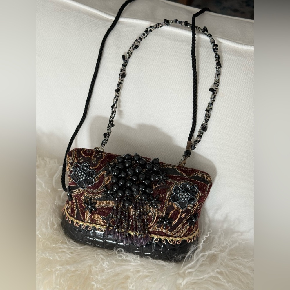 Beaded tapestry bag - Picture 7 of 16